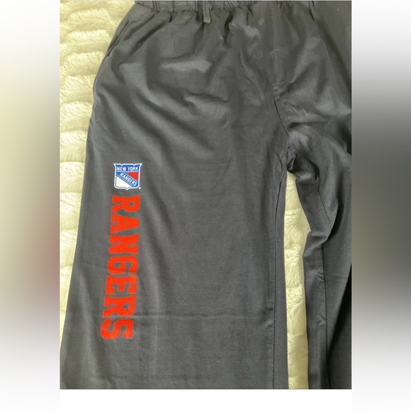 New York Rangers Mens Navy Blue Large Sleepwear NHL New With Tags - Picture 3 of 11